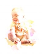 Bébé aquarelle